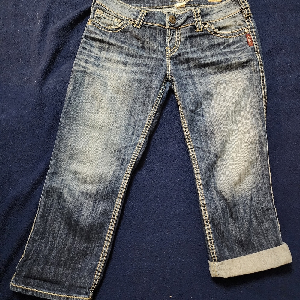 Silver jeans McKenzie Capri size 30